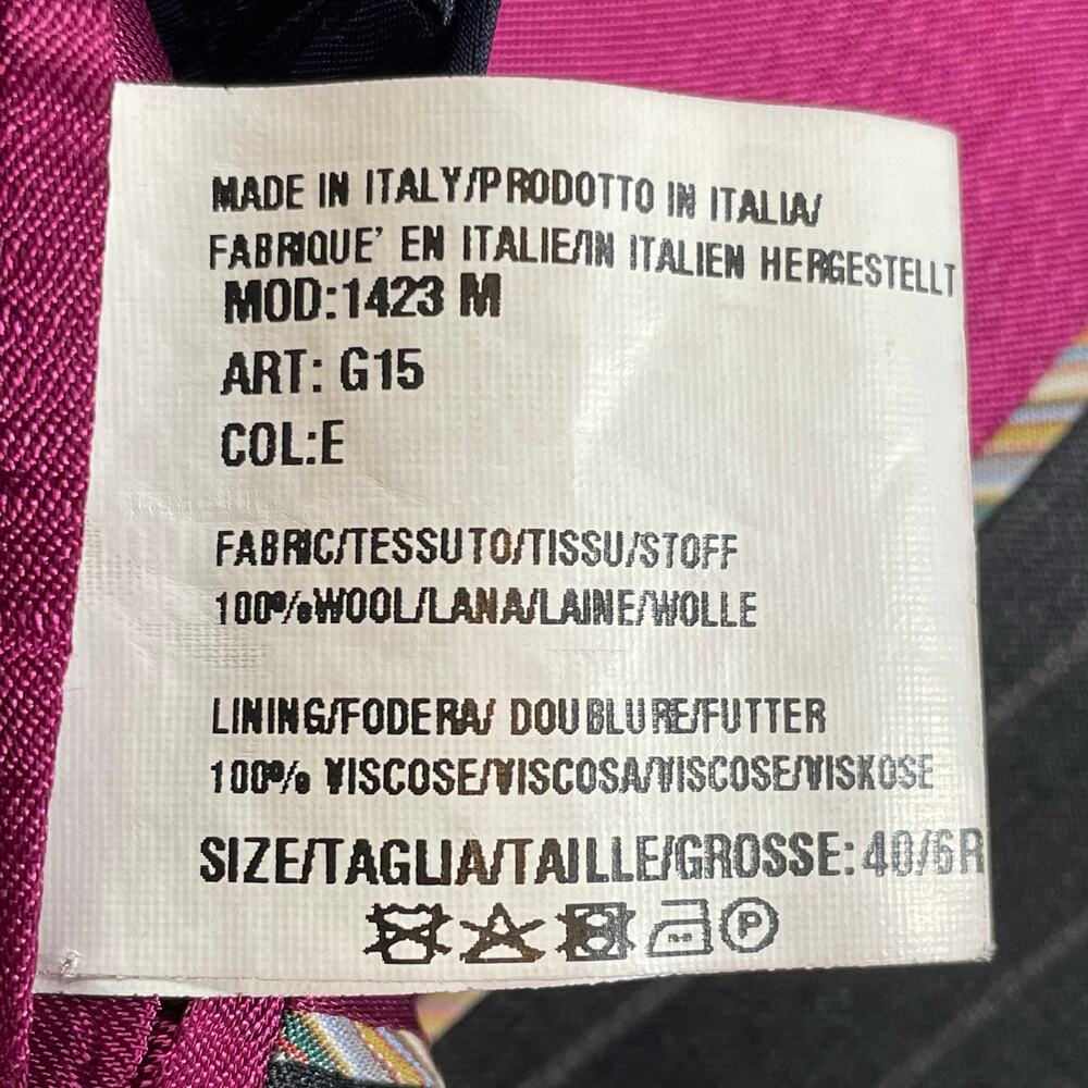 Paul Smith The Byard Charcoal Pinstripe Wool Suit 40 R - Picture 5 of 10